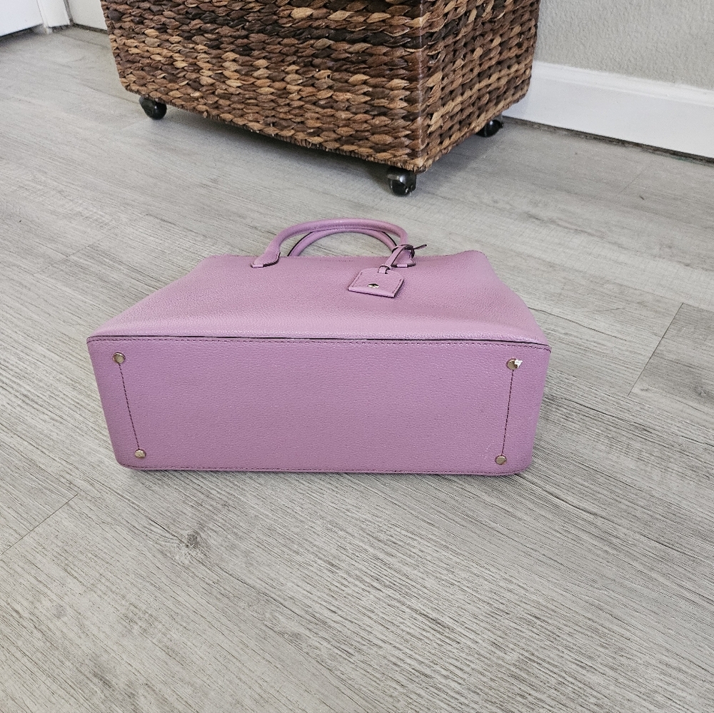 EUC Kate Spade Eva Medium Top Satchel Pink Mauve - Picture 10 of 14